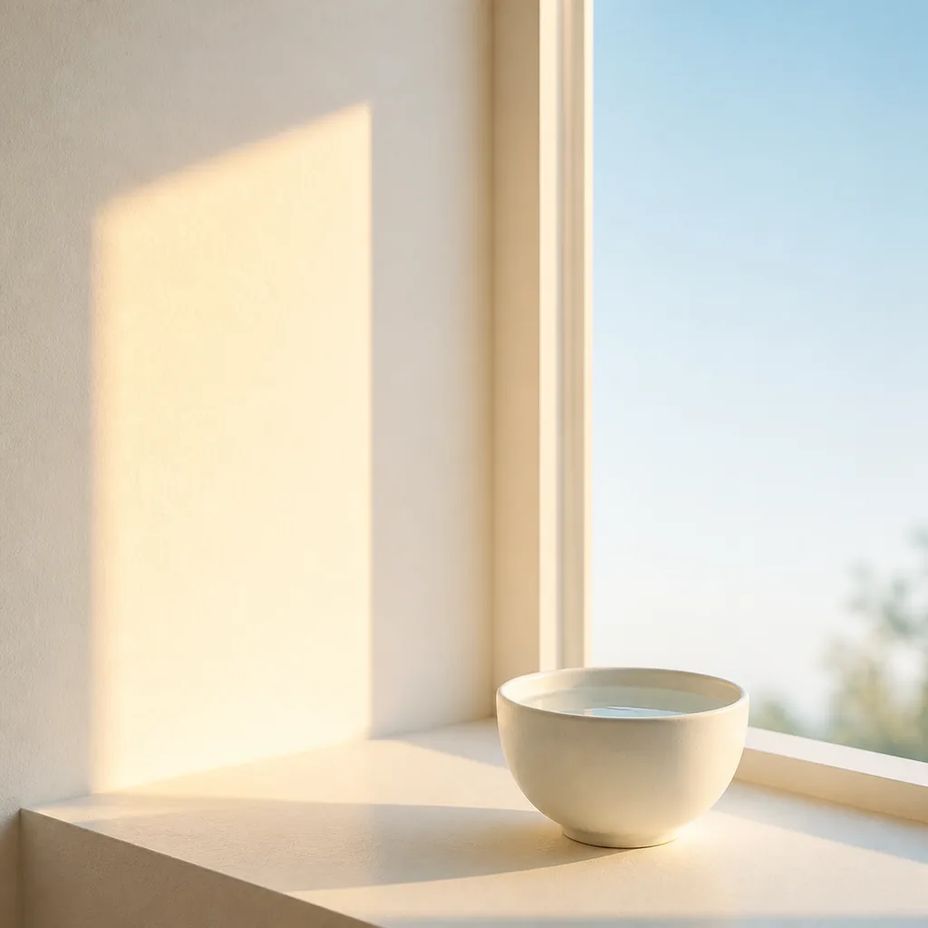 A gentle morning meditation: notice the support beneath your body and take your time arriving in the day.